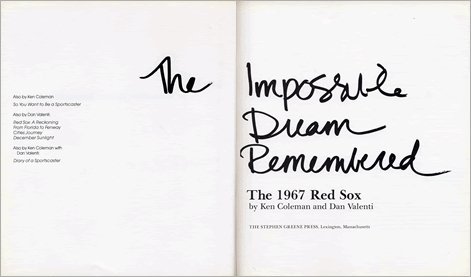 The Impossible Dream Remembered 0828907692 Book Cover