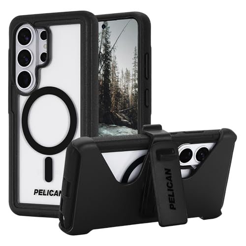 Pelican Voyager Samsung Galaxy S26 Ultra Case [Magnetic & Wireless Charging] Cover w/24ft MIL-STD Drop Protection - Heavy Duty Case w/Belt Clip Holster for Samsung Galaxy S26 Ultra 6.9
