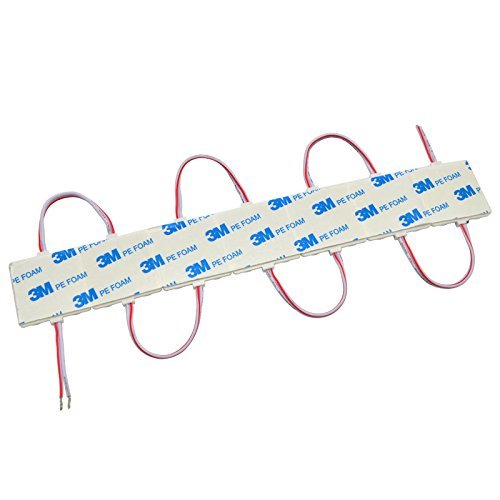 Pack 20 unités : Module LED 4 SMD, 12 VDC, 2 W, 200lm