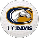 UC Davis Aggies 4-Inch Round Golf Ball Magnet Officially Licensed Collegiate Product