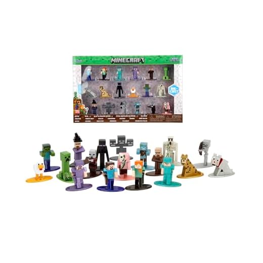 Jada Set nanofiguras Minecraft 4 cm W12