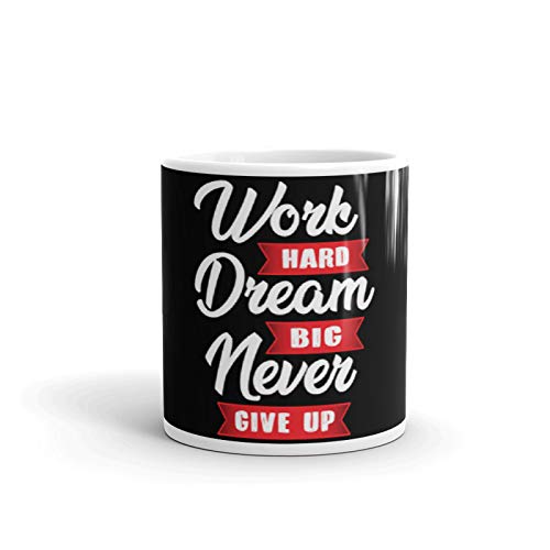 RISH Coffee Tea Mug Ceramic 350 ml | Dream Big Name Design Printed Cups