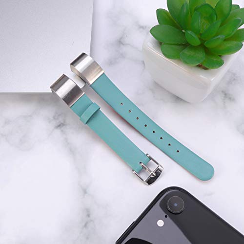 Hemobllo Pulseira de couro para monitor de atividades e atividades inteligentes que repõem a pulseir