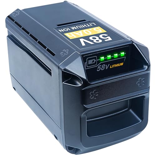 DTK 5AH Battery Replacement for Echo 58V Battery Lithium Ion Cordless Power Tools