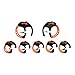 Cable Cuff PRO (Pack of 7 : 2x Large 3 Inch, 5x Medium 2 Inch Diameter) Adjustable, Reusable, Cable Tie Replacements for Extension Cords or Electronics