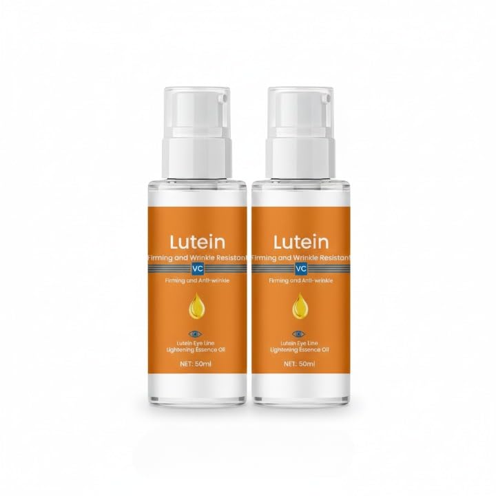 lutein firming and wrinkle resistant vc eye essence oil 50ml anti-wrinkle, firming, brightening, and moisturizing serum for eye lines and dark circles – lutein vc lightening essence, (2)