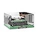 Xshion Caja acrílica para máquina de escribir Lego 21327 Typewriter, modelo 21327 Vitrina para colección, resistente al polvo, caja de pantalla compatible con Lego