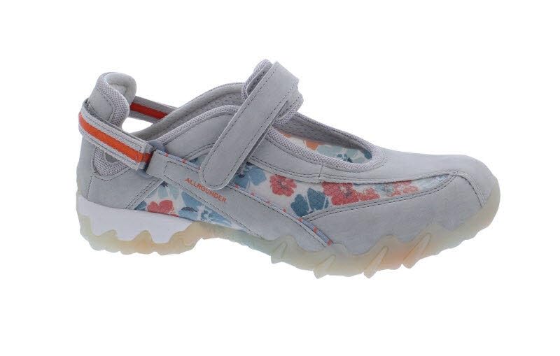 Allrounder NIRO Sneaker, Klettverschluss, Washed 27 / Open Mesh 80, Quiet Grey/Trans Grau Gr. 39