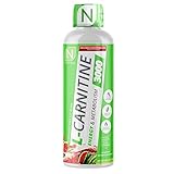 NutraKey L-Carnitine 3000 Liquid Fat Burner, Delicious Watermelon, 31-Servings