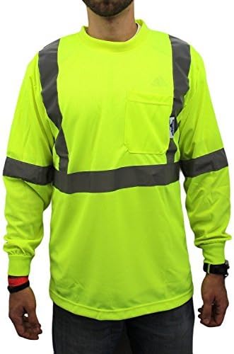 TrueCrest Construction Safety Long Sleeve T Shirt, 2XL