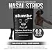Nasal Strips for Breathing (60 Count) – Extra-Strength Grid Adhesive – Built for Nighttime Comfort, Clear Breathing & Consistent Sleep Routines (for Him - Black)