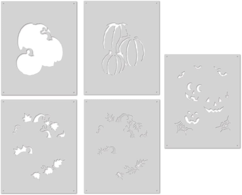 Hero Arts SA198 Color Layering Stencils, Pumpkin Bunch