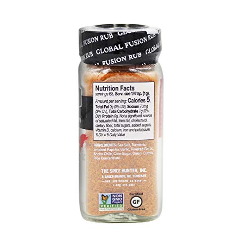 Spice Hunter Global Fusion Rub Smoky Turmeric, 2.4 Ounce #TOP1