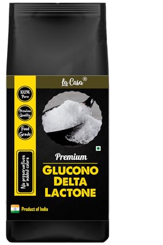 Image of La Casa Premium Glucono Delta Lactone (GDL) | Tofu Coagulant | Leavening & Pickling Agent | Best Vegan Paneer Alternative | Product of India | 300g |