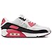 Nike Air Max 90 Women's Shoes (DH8010-105, White/Aster Pink/Black/Light Silver) Size 6.5