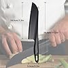 ChaLeeMoo 11" Nylon Knife for Nonstick Pans, Plastic Serrated Kitchen Cutter to Cut Cake Brownie Pie Lasagna or Various Veggies and Fruits, Non-Metal Salad or Lettuce Knife, Black #5