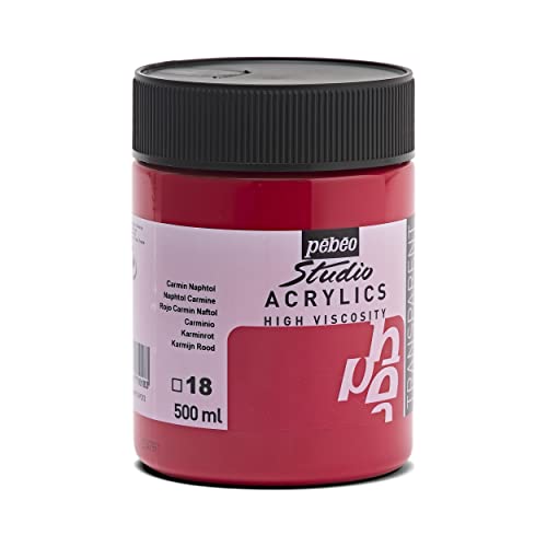 Studio Acrylics 500-Milliliter Acrylic Paint, Primary Magenta #TOP6