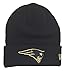 New Era New England Patriots Beanie NFL Essential Metallic Logo Black - One-Size