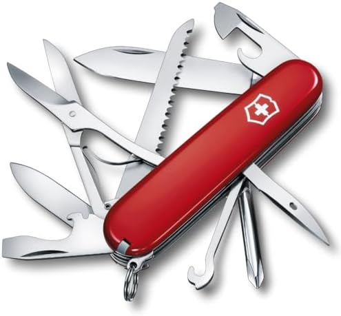 Victorinox Fieldmaster 15 Function Swiss Army Pocket Knife, Red