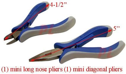 37Pc Precision Tool Set Screwdrivers, Pliers, Micro Flies, CR-V Bits