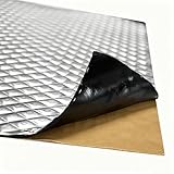 Alubutyl Dämmmatte Selbstklebend 6 Stück 40X25CM, Alubutyl Auto Dämmung Zuschneidbar, Schalldämmung & Wärmedämmung für Türen, Motorhaube, Innenraum