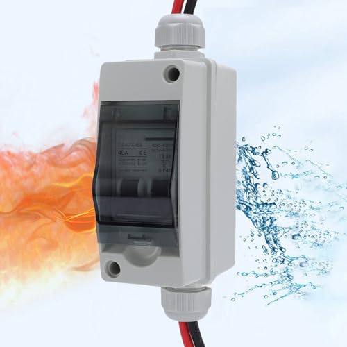 Interrupteur de déconnexion solaire 40A avec parasurtenseur IP65 - 4