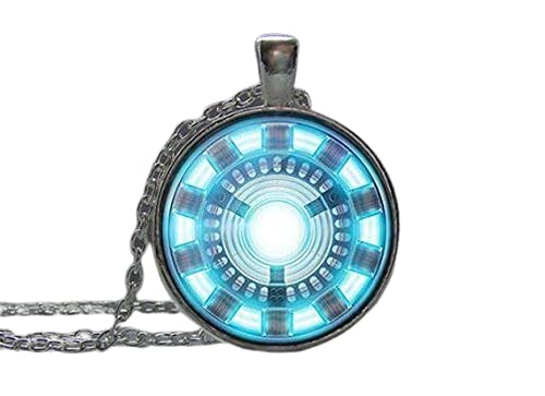 Preisvergleich Produktbild Leuchtender Anhänger Iron Man, Anhänger leuchtet im Dunkeln, leuchtender Schmuck, leuchtende Halskette, leuchtende Foto