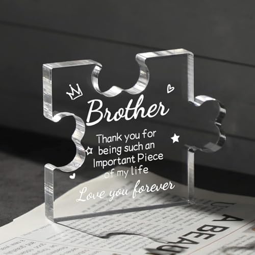 Image of Heart shaped plaque gift (Brother)