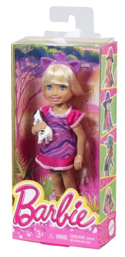 Barbie Sisters Safari Chelsea Doll, Zebra #TOP2