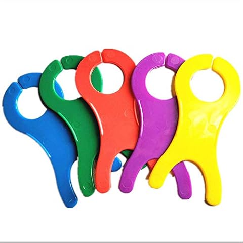 20 Pcs Large Yarn Bobbin Plastic Woolen Winding Board Thread String Winding Coil Plate Spool Thread Knitting Sewing Crochet Weave Winder Tool for Sewing Machine Thread Holder Cover