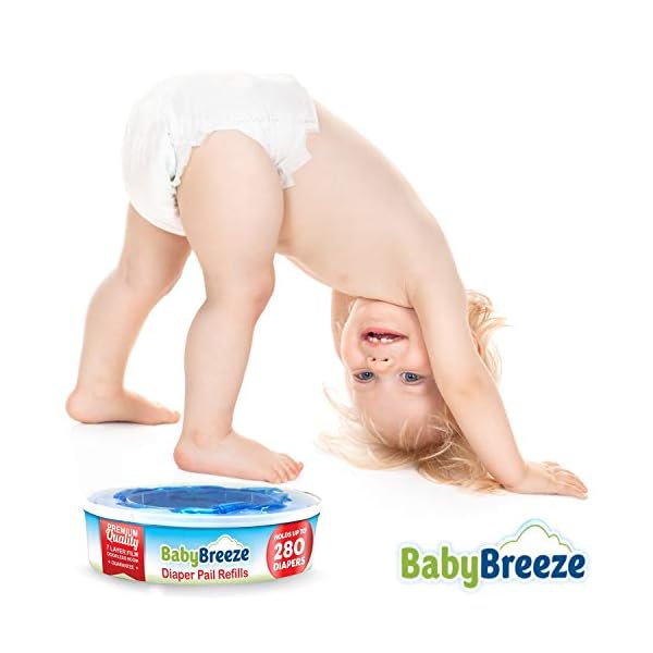 BabyBreeze Nachfüllbeutel für Windeleimer Genie, 2240 Stück (8 Stück) – Bild 8