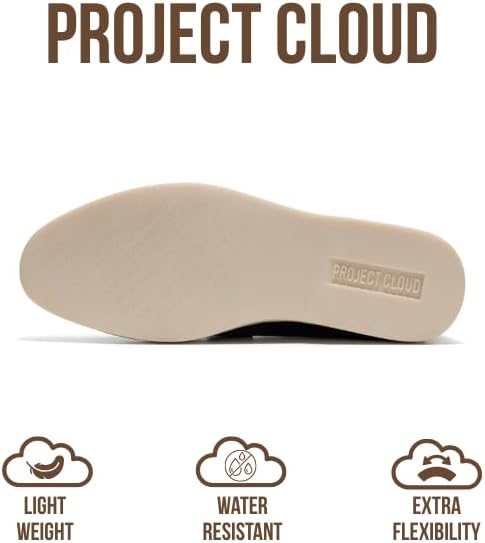 Project Cloud 100% Genuine Leather Womens Shoes - Lightweight Moccasins Penny Loafers for Women with Memory Foam and Leather Insole - Non-Slip Casual Womens Slip on Shoes for Women (Iris) - Image 4