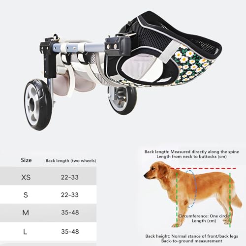 Silla de ruedas para perros de dos ruedas para disfrutar de paseos al aire libre 3