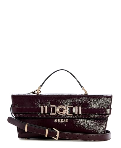 GUESS Cirene Top Handle Flap, Burgundy