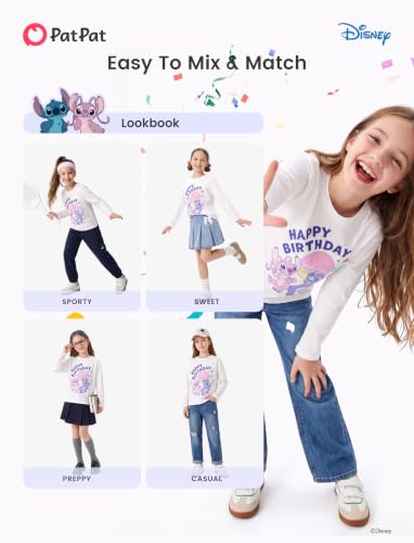 Image of Disney Kids Birthday Shirts 2-9Y, Cute Graphic Tees, Birthday Party Outfit