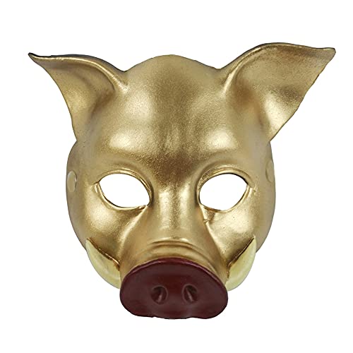 Ochine Pig Mask Animal Face Mask Reusable Halloween Scary Mask Costume