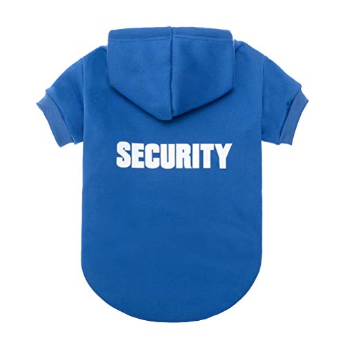 BINGPET BA1002-1 Security Patterns Printed Puppy Pet Hoodie Dog Clothes