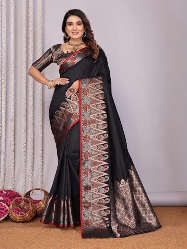 Pandadi Saree zari woven silk saree in soft silk – image 2