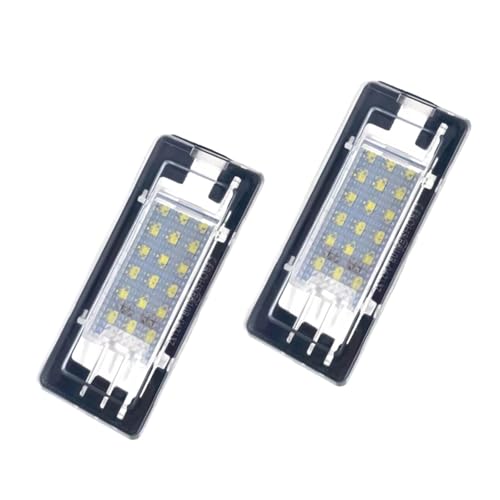 Luces de matrícula de coche 6000K ideales para viajar de noche en Dacia Duster 2010-2015