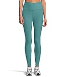 Beyond Yoga Womens Spacedye at Your Leisure High Waisted Midi Leggings Deep Aqua Heather Size: XL Inseam: 24