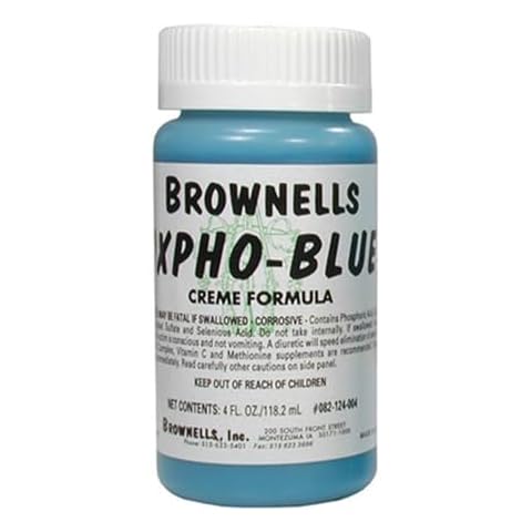 Brownells Oxpho-Blue Creme Gun Blue, Cold Bluing Solution, Gunsmithing Tools Maintenance Cleaning Supplies, Professional Grade, 4 oz. (118.2 mL) Cover