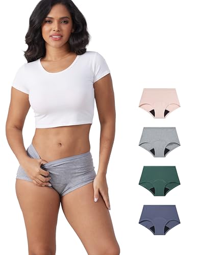 Image of Goat Union Organic Cotton Boyleg Period Underwear for Women & Teens - Moderate Absorbency Period Panty