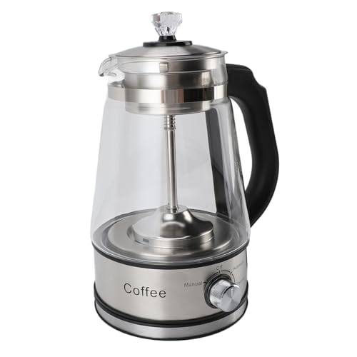 Hervidor eléctrico de vidrio Yosoo 1.2L con infusor removible miniatura 1