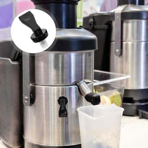 Ipetboom 4 Pcs Replacement Cooler Faucet, Reusable Spigot Spout Water Beverage Lever Pour Dispenser Valve Crock Water Tap, Plastic Spigot (Black)