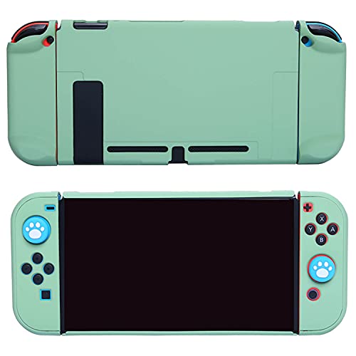Protection 3 en 1 Nintendo Switch antichoc COMCOOL vert thé - 7