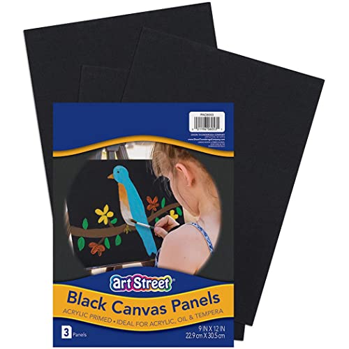 Panel de lona negro PACON para pintura y manualidades escolares