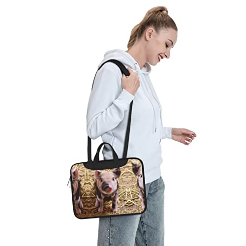 Sacoche ordinateur portable 14 pouces joli cochon cadeau idéal - 7