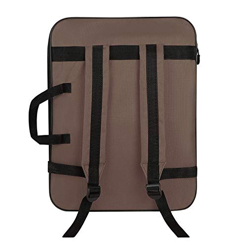 Image of ITODA A3 Art Portfolio Carry Case Bag Drawboard Tote Handheld Storage Portable Shoulder Lightweight Box for 8k Sketch Pad Artist Drawing Painting Supplies
