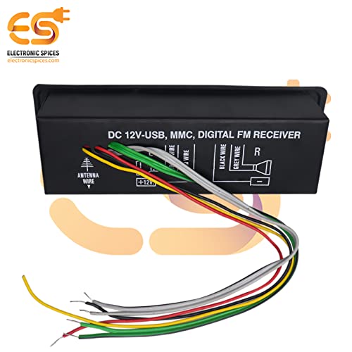 Image of Electronic Spices Wireless Hi-fi Bluetooth MP3 USB FM Player Module with Remote, Stereo, Volume, Bass and Treble Control Complete Amplifier System