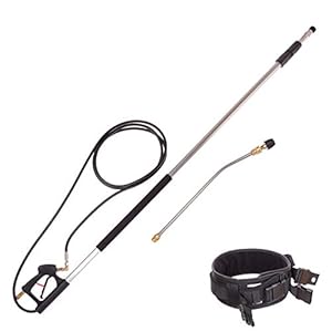 5,5 m telescopische lans arm telescopische spuitlans met mondstuk en riem voor Kärcher hogedrukreiniger M22 telescopische lans